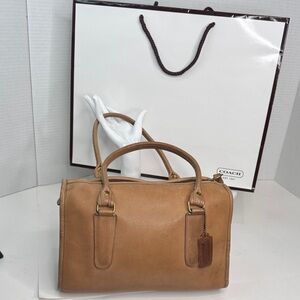 COACH MADISON LEATHER SATCHEL TOP HANDLE -VINTAGE 80's